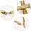 2 Pieces Copper Dowsing Rod, Flexible Divining Rods Rotation Tool, Solid Copper and Brass Dowsing Rods with Gift Box 6