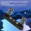 USB Computer Speaker,Wired USB  Computer Sound Bar with RGB Light for PC Laptop Computer Gaming 5
