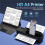 Portable Wireless Printer  Thermal Printer Support A4&A5 Thermal Paper, Inkless Printer for Office Car Home 9