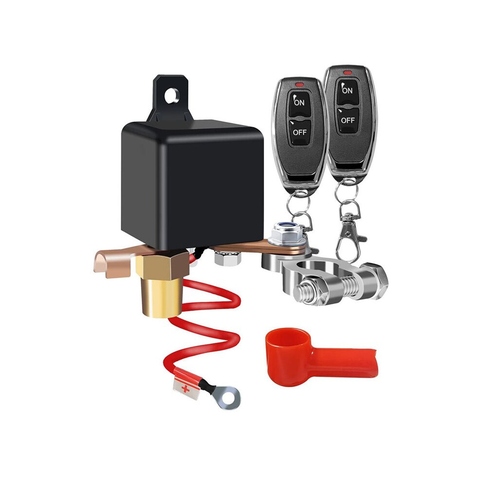 Remote Battery Disconnect 12V, 250A, Prevent Battery Drain, Disconnect Negative Car Anti-Theft For Car 6032040842382