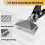 Dobrador Manual de Chapa Metálica de 3 Polegadas com Mandíbula Reta para Projetos de HVAC, Metalurgia e Bricolagem 5
