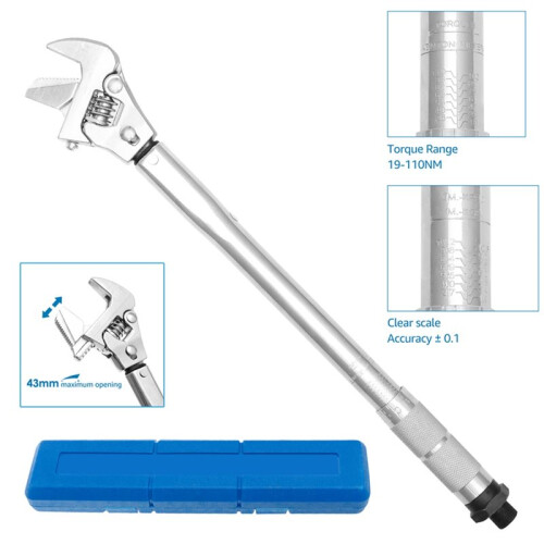 Toorise 19-110NM 43mm Adjustable Torque Wrench 4-in-1 Multi-Function Repair Tool 2