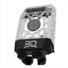 BIQU Panda Jetpack V2 mit Rückabdeckungsset, Leichtes, Hohles Design, 360-Kühlung, Mehrfarbige Beleuchtung für  P1 X1, Transparent