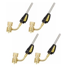 4 Pack, Torch Swirl Tips, Compatible with MAP-Pro/LP Gas,Gas Self Ignition Regulator Brazing Soldering Welding Plumbing