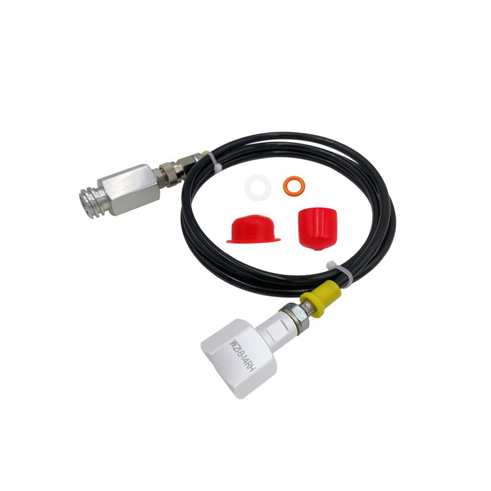 Soda Club Sparkling Water Maker Large Bottle Connection Hose W21.8 With Dual Silver Fittings 6031799872121