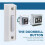 2-Pack LED Lighted Doorbell Button, Wired Push Button Replacement with High Compatibility for Garage and Wall Mount 2
