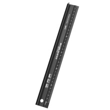 BAOLIAN Multifunctional High Precision Aluminum Alloy Straight Ruler Anti Cutting Hands Marking Ruler 30CM