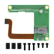 For Raspberry Pi 5 PCIE to M.2 HAT+ Compact Expansion Board NVMe SSD for Raspberry Pi 5 Accessories