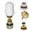 Brass Floor Heating Valve Core Set with Automatic Spring Return Needle Valve,Compatible with M30 X 1.5 Thermostatic 2