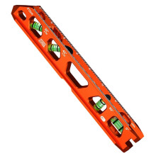 1Pc High-Precision Scale Level Ruler, Magnetic Pipeline Leveling & Measuring Tool 9inch