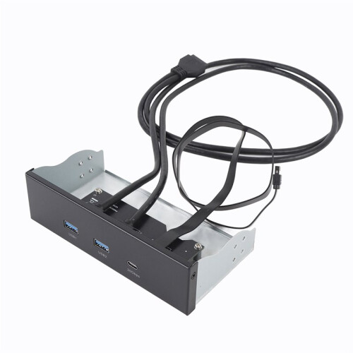 Front Panel Hub GEN2x2 USB A TYPE C 3  5.25" 19 Pin 20Gbps Optical Drive Extension Panel for Computer Accessories 2