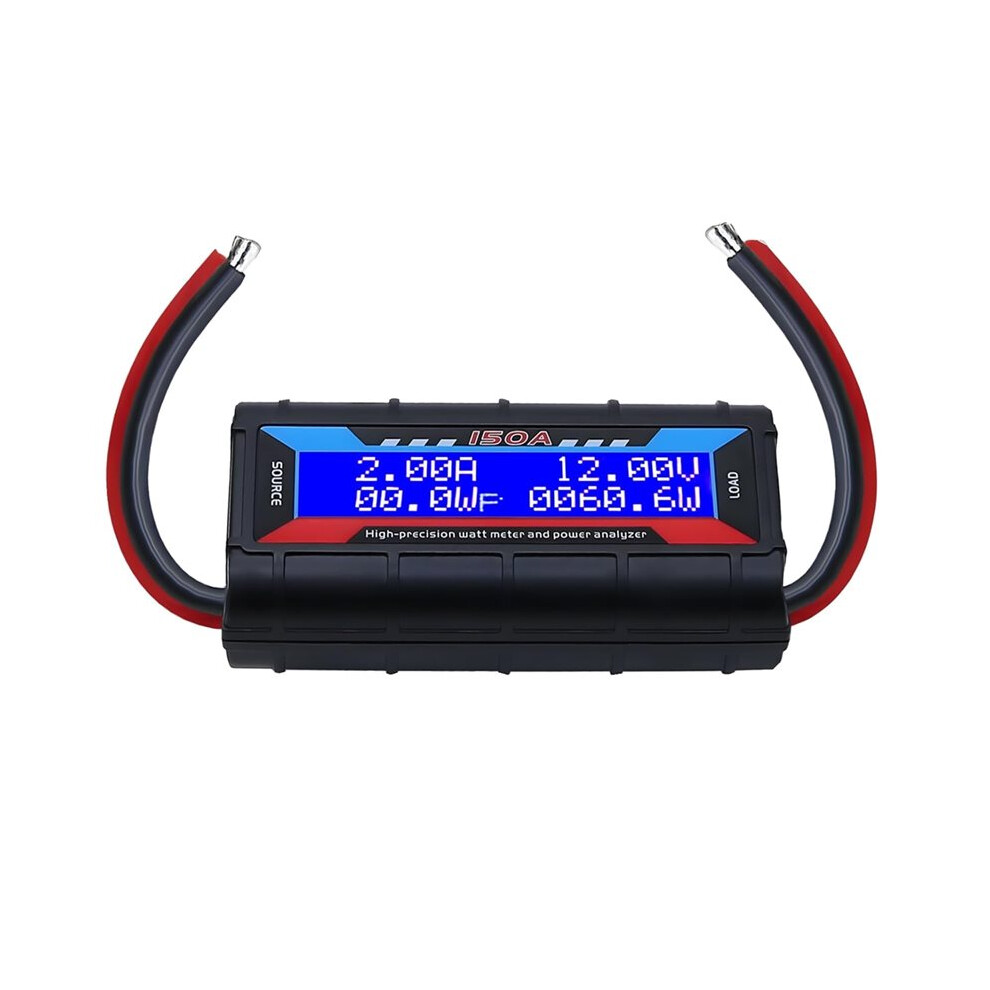 150A Watt Meter Power - Power Monitor Power Consumption Meter Battery Analyzer Tester For Rc Solar Wind Power Ebike 6034051602085