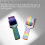 Diamond Painting Roller - Efficient Smoothing Tool for Crafting, Press Roller with 10 Ridges in Rainbow Color 8