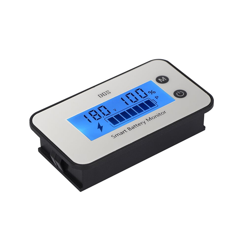 Waterproof Battery Capacity Monitor 7-100V Battery Percentage Voltage Tester Lcd Display For Car Vehicle Marine Rv 6034079696813