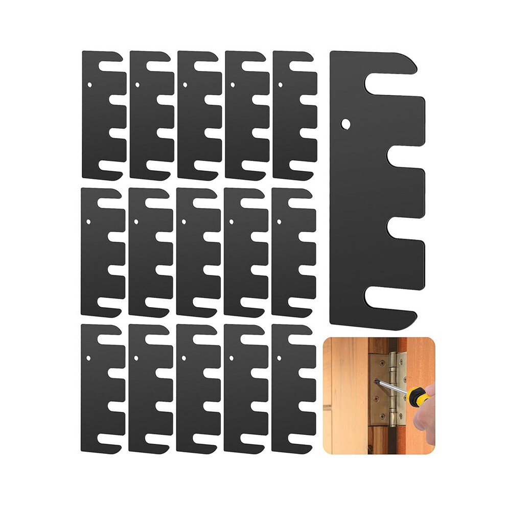 16Pcs 4" Hardware Door Hinge Shims,Stainless Steel Door Hinge Spacer With Coated Finish,Doors Hinge Shims Hinge Spacer 6033299942380