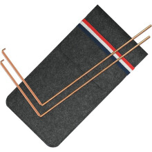 99.9% Copper Dowsing Rod, Spiritual Exploration with 2 L Copper Divining Rods for Spirit-Seeking Water Witching