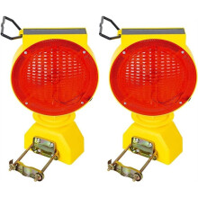 Solar Industrial Warning Lights,Waterproof Rechargeable Safety Warning Lights,for Road Construction and Emergency