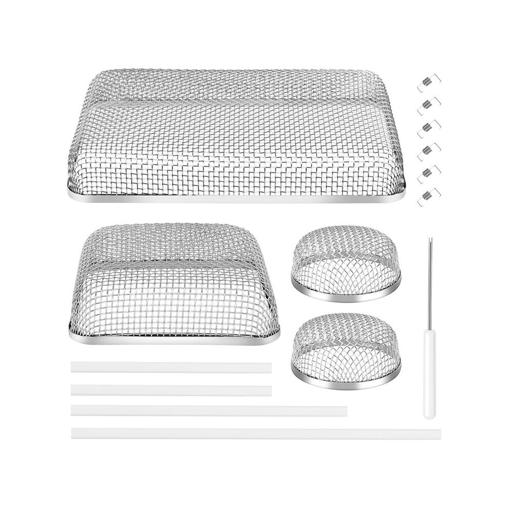 Rv Furnace Vent Screen, Bug Screens Heater Vent Cover For With Installation Tool And Silicone Rubber 4713620819612