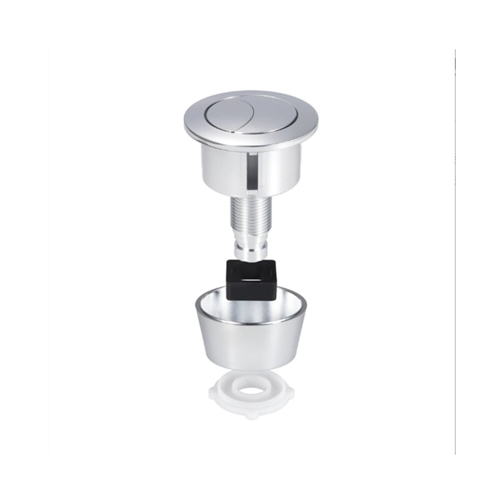 Universal Toilet Flush Button Kit - Toilet Push Button Dual Flush Replacement for 40mm, 50mm & 60mm Cistern Lid Holes