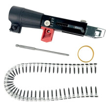 Automatic Screwdriver Chain Nail Gun Adapter for Electric Drill Woodworking Screwdriver Nozzle Power Tool Attachment