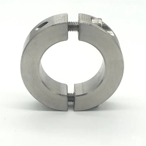 Stainless Steel Separable Retaining Double Split Shaft Collar Lock Collar Clamp Set Screw Ring Accessories 2