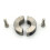 Stainless Steel Separable Retaining Double Split Shaft Collar Lock Collar Clamp Set Screw Ring Accessories 2