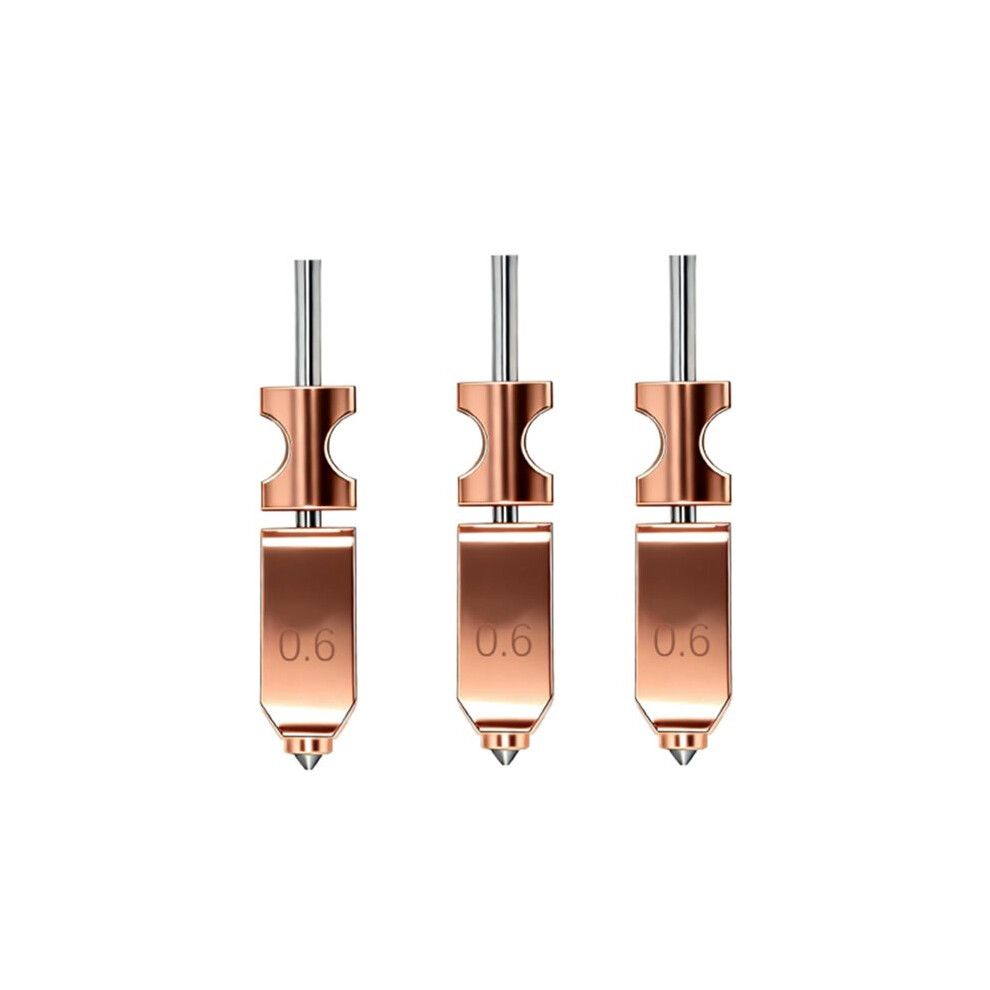 3Pcs For Flashforge Ad5x Quick-Detachable Hotend Nozzle Quick Release Nozzle 0.6Mm Adverturer 3D Printer Accessories 4711301376416