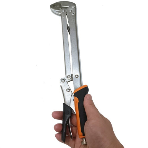 Alicate de Pressão Vise-Grip com Alcance Extra Longo de 13,5 Polegadas, Cabo de 90 Graus, Ferramenta para Reparo de Veículos 1