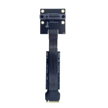 M.2 M KEY High Speed Extension Cable PCIE 4.0 GEN4 for NVME SSD Cable PCI-E 8GB/S M.2 Vertical Socket 20CM