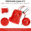 2-Pack Power Wheels Adapter for  M18 Battery 18V, High-Quality Robotics DIY Connector 2