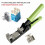 180 Network Module Punch Down Tool Wire Cutter RJ45 Module Key-Stone Jack Termination for CAT5 CAT6 Adapter 5