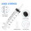 10 Pack 60ml Plastic Syringes, Sterile & Individually Sealed for Precision Liquid Handling 3