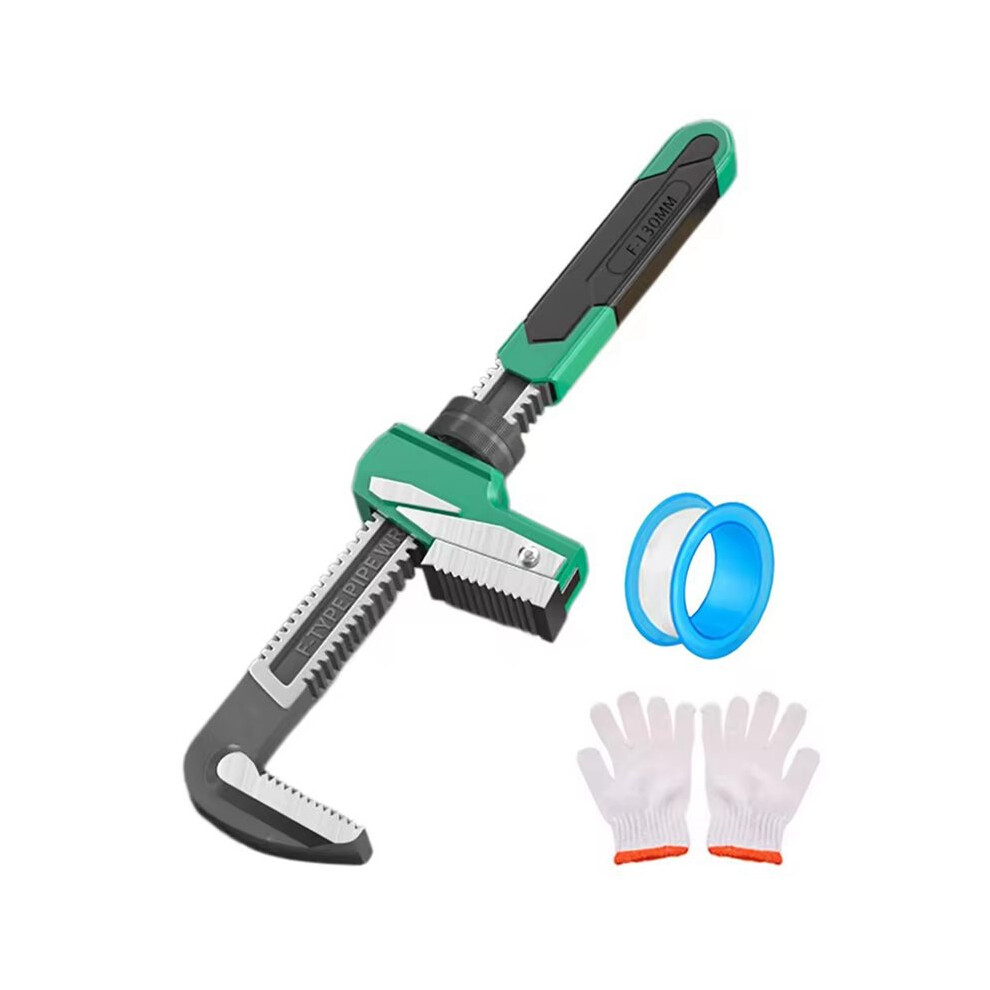 Ergonomic Wide-Jaw Adjustable Wrench Set For Home And Professional Use, 80Mm/130Mm 130Mm 4713257706316
