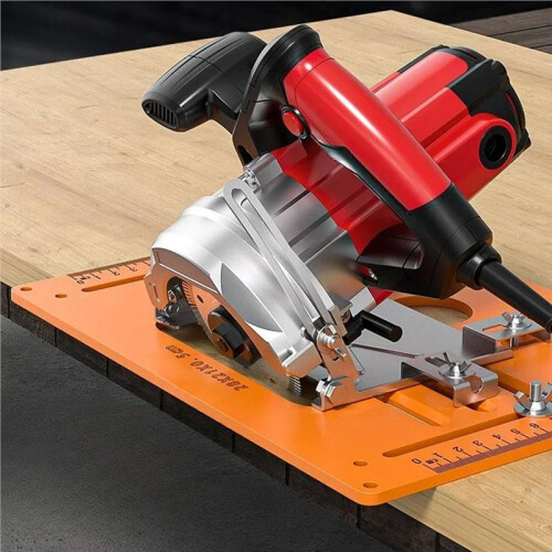 Woodworking Cutting Machine Base Adjustable Precision Durable Can Be Chamfered At 45 Angle Electric Saw Base Plate Tool 2