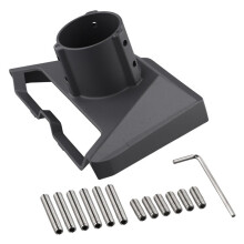 1 Adaptateur de Montage sur Poteau en Alliage D'Aluminium, Kit de Positionnement Flexible et de Montage Rapide pour Starlink, Adaptateur de Tuyau Gen