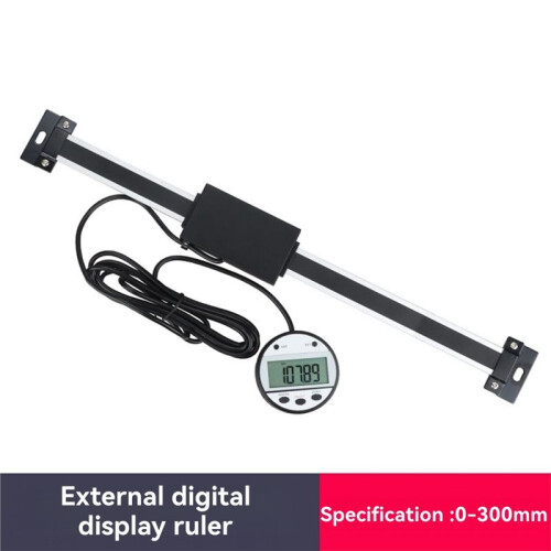 Vertical/Horizontal Dual-Use Digital Display Ruler Machine Tool with Displacement Sensor for Carving Machines 0-300mm 1