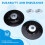 2PCS Angle Grinder Backing Pad Compatible with , , BHA , 4.5" X 5/8"-11 Angle Grinder Ribbed Backing Pad 4
