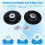 2PCS Angle Grinder Backing Pad Compatible with , , BHA , 4.5" X 5/8"-11 Angle Grinder Ribbed Backing Pad 2