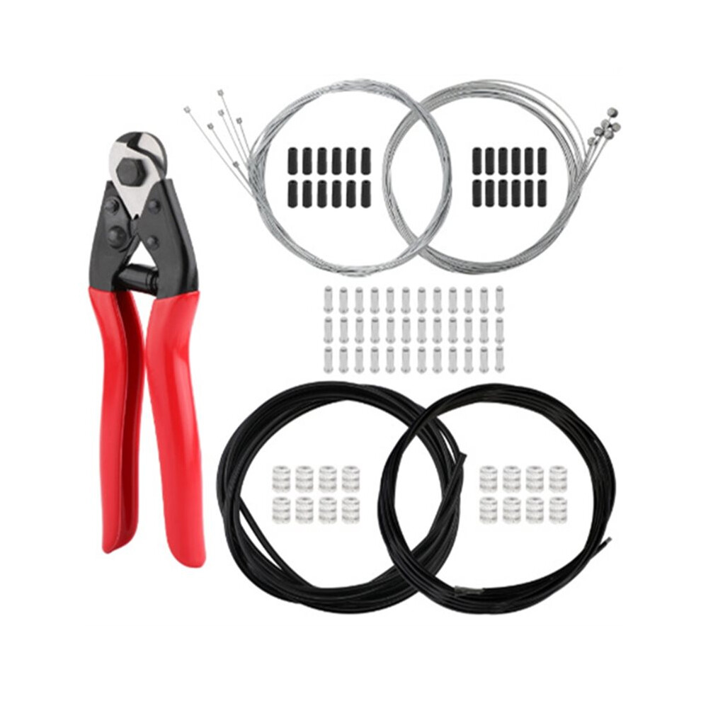 Bike Brake Cable Housing Shifter Cable Housing Universal Bike Cable Kit Bicycle Brake Cable Shift Cable Caps O-Rings 4712162766996