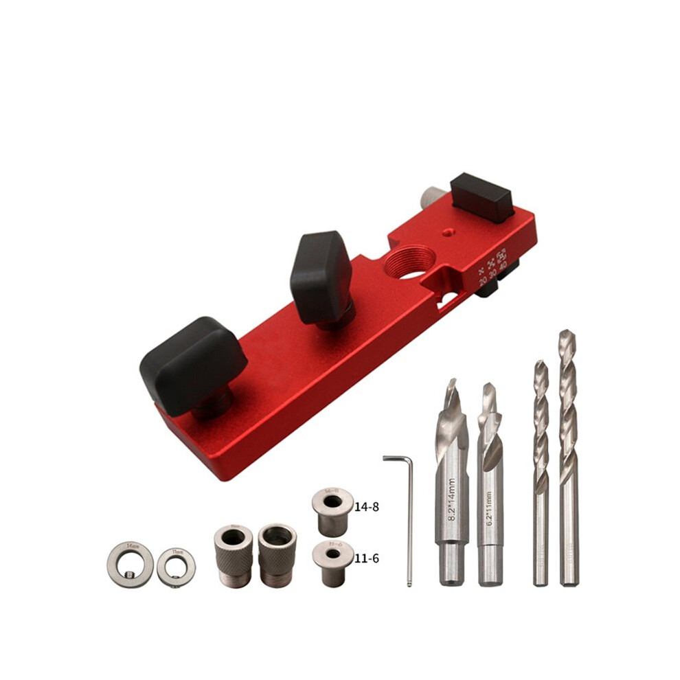 Aluminum Profile Drill Guide Punch Locator, Single Hole Profile Drill For 2020 3030 4040 Profiles Punching Drilling Tool 4714174439592