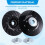 2PCS Angle Grinder Backing Pad Compatible with , , BHA , 4.5" X 5/8"-11 Angle Grinder Ribbed Backing Pad 3