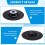2PCS Angle Grinder Backing Pad Compatible with , , BHA , 4.5" X 5/8"-11 Angle Grinder Ribbed Backing Pad 5