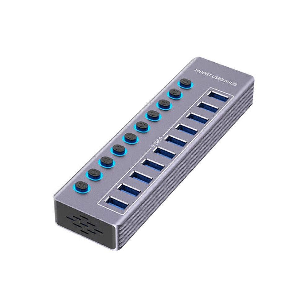 Usb Hub Usb 3.0 5Gbps Splitter With Individual Off/ Led Indicator For Computer Usb Extender 10 4713575391911