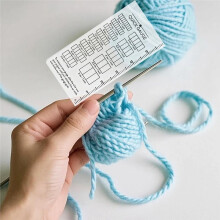 Quick Gauge Ruler for Knitting and Crochet, Precision Stitch Measurement Tool Portable  Companion (5pcs)