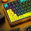 129 Keys Cyberpunk Keycap Set, Profile,Side-Engraved, Translucent PBT Keycaps,Custom Adapted for  Keyboards 3