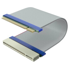 PCI-E 16X Riser-Kortförlängare Flexibel Flexibel Förlängningskabel PCI-E 16X Till 16X Adapterkabel för 1U 2U Litet Chassit