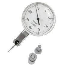 Indicador de Palanca de Cuadrante de 0 A 0,8 mm con Sonda de Alta Precisión, Instrumento de Medición con Indicador Micrométrico de 0,01 mm.