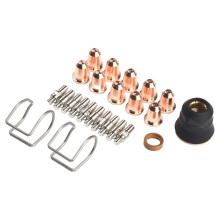 24-Piece Plasma Cutter Consumables Set Compatible with Electric 95539 95413 60767 95136 Plasma Cutters