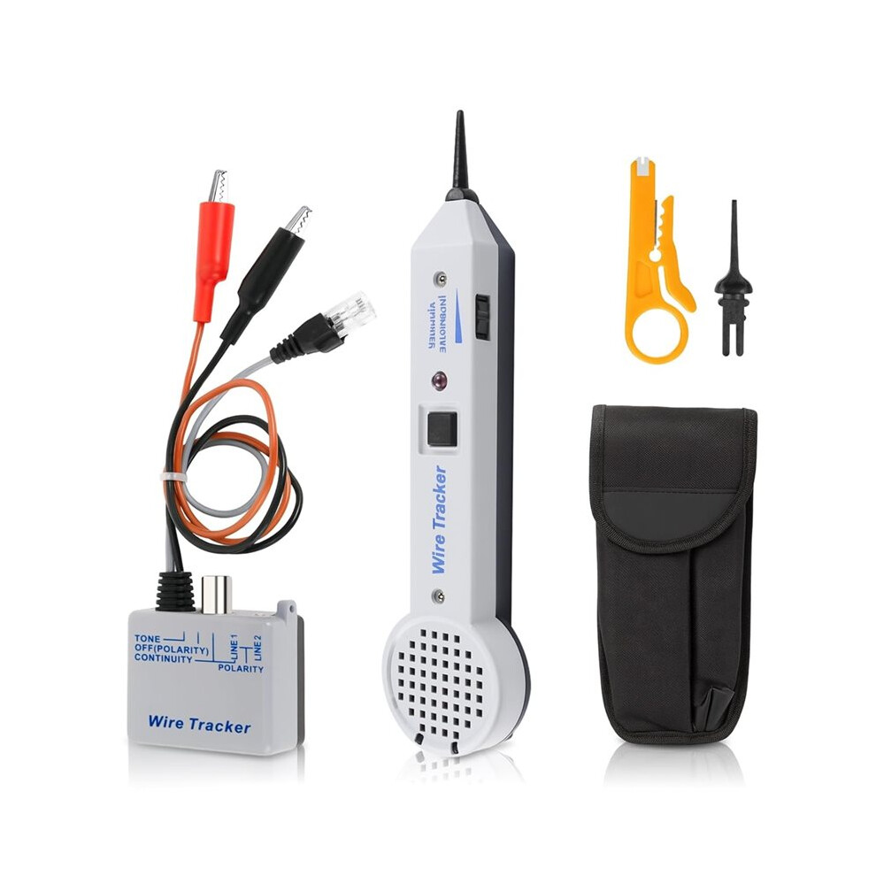 Tone Generator Kit, 200Ep Wiretracer Circuit Tester, Tone Tracing Probe Kit, Accuracy Cable Tester, Finder 4711257326299
