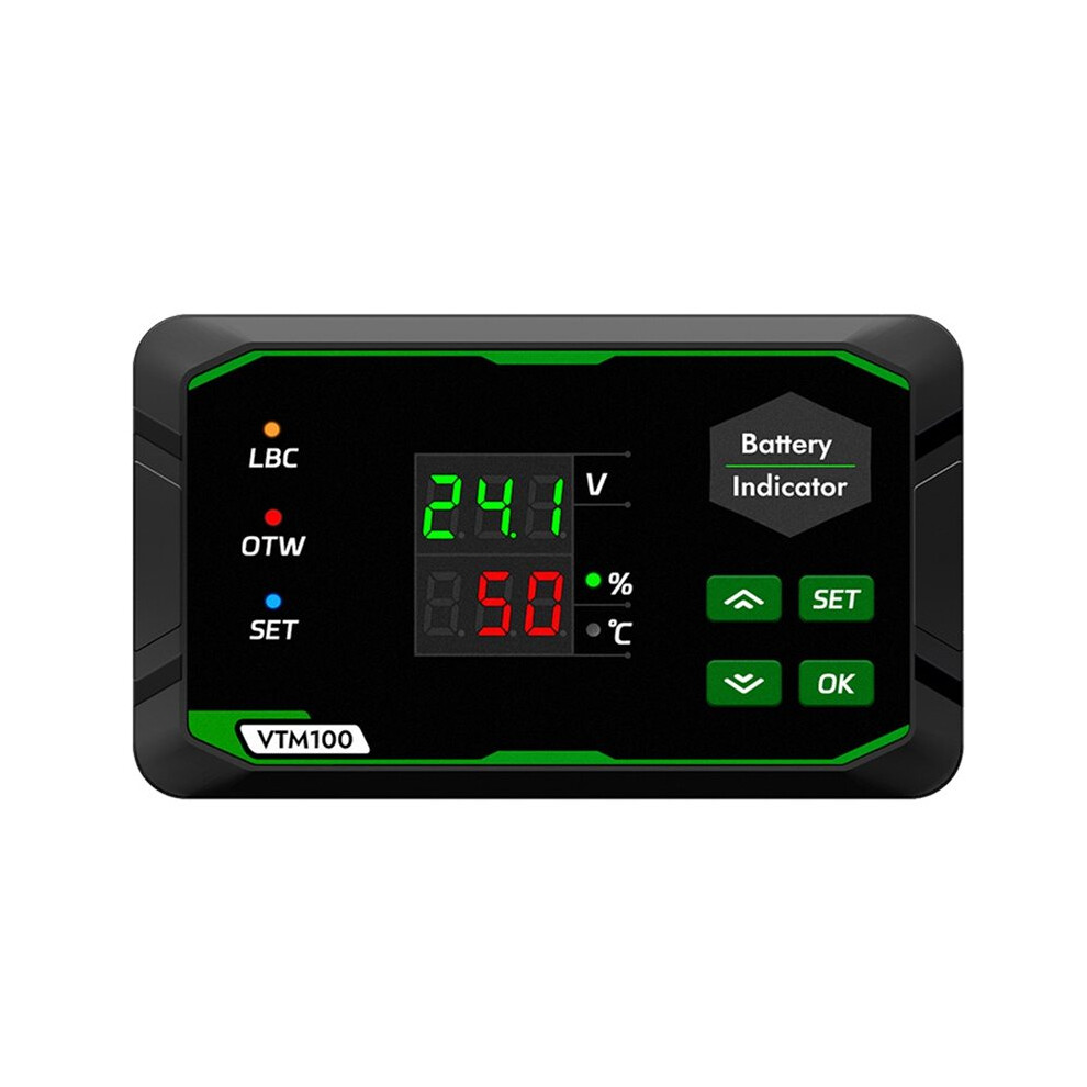 Vtm100 7-100V Digital Voltmeter Battery Tester Voltage Power Indicator For Ternary/Lithium Iron/Acid Batteries 4713295118942
